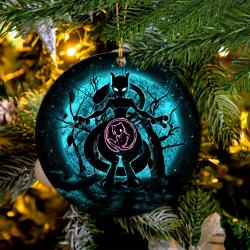 Mewtwo Moonlight Mica Circle Ornament Perfect Gift For Holiday Perfect And Unique Gifts For Family On Christmas