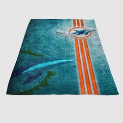 Miami Dolphin 2 Soft Fleece Blanket Meaningful Gift For Halloween Christmas