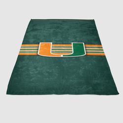 Miami Hurricanes New Logo 2 Soft Fleece Blanket Meaningful Gift For Halloween Christmas