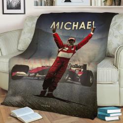 Michael Fleece Throw Blanket Meaningful Gift For Halloween Christmas