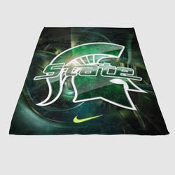 Michigan State Nike Soft Fleece Blanket Meaningful Gift For Halloween Christmas