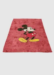 Mickey Cartoon Soft Fleece Blanket Meaningful Gift For Halloween Christmas