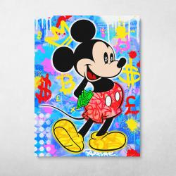 Mickey Money Wall Art Canvas Meaning Gift For Birthday Christmas
