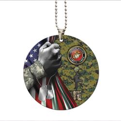 Military Marine Corps Car Ornament Custom Car Accessories Decorations Perfect And Unique Gifts For Family On Christmas