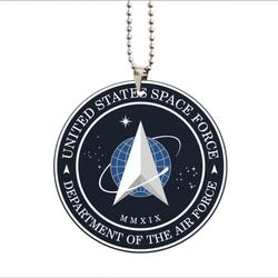 Military US Space Force Car Ornament Custom Car Accessories Decorations Perfect And Unique Gifts For Family On Christmas