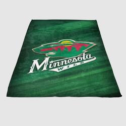Minnesota Wild Nhl Logo 2 Soft Fleece Blanket Meaningful Gift For Halloween Christmas