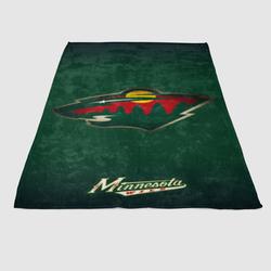 Minnesota Wild Nhl Logo 3 Soft Fleece Blanket Meaningful Gift For Halloween Christmas