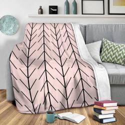 Mod Arrows Fleece Throw Blanket Meaningful Gift For Halloween Christmas