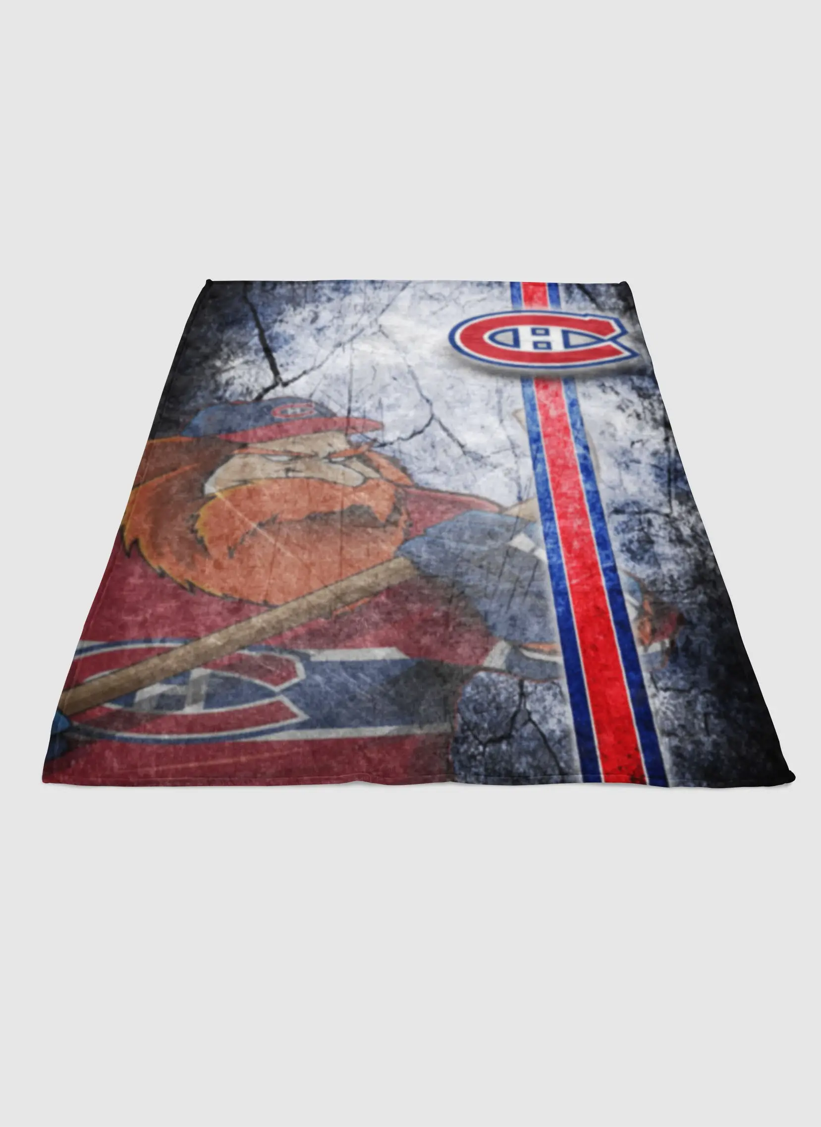 Montreal Canadiens Logo Hockey 2 Soft Fleece Blanket Meaningful Gift For Halloween Christmas