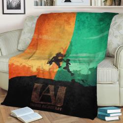 My Hero Academia-Rival Fleece Throw Blanket Meaningful Gift For Halloween Christmas