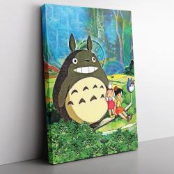 My Neighbor Totoro Studio Ghibli Canvas Print Wall Art Canvas Christmas Gift For Son Daughter