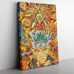 Naruto Starry Ninetails Canvas Print Wall Art Canvas Christmas Gift For Son Daughter