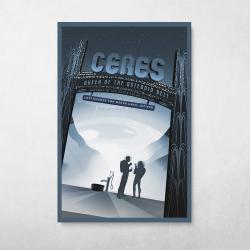 NASA Travel - Ceres Wall Art Canvas Meaning Gift For Birthday Christmas