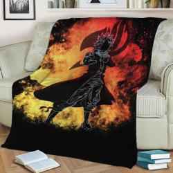 Natsu Dragneel Fleece Throw Blanket Meaningful Gift For Halloween Christmas