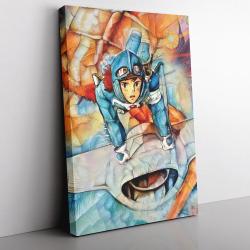 Nausicaa of the Valley of the Wind Studio Ghibli Canvas Print Wall Art Canvas Christmas Gift For Son Daughter