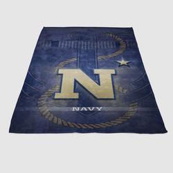 Navy Midshipmen Soft Fleece Blanket Meaningful Gift For Halloween Christmas