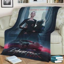 Neomilitarism Fleece Throw Blanket Meaningful Gift For Halloween Christmas