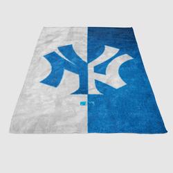 New York Yankees Blue White Soft Fleece Blanket Meaningful Gift For Halloween Christmas