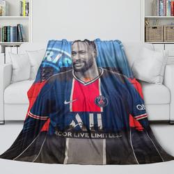 Neymar Blanket Meaningful Gift For Halloween Christmas Flannel Throw Room Decoration