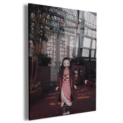 Nezuko building Wall Art Canvas Christmas Gift For Son Daughter Halloween