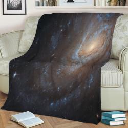 Ngc 4651 Galaxy Fleece Throw Blanket Meaningful Gift For Halloween Christmas