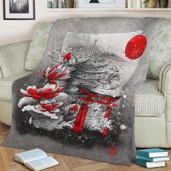 Nihon Fleece Throw Blanket Meaningful Gift For Halloween Christmas