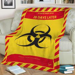 No1029 My 28 Days Later Fleece Throw Blanket Meaningful Gift For Halloween Christmas