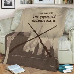 No1042 Crimes Grindelwald Fleece Throw Blanket Meaningful Gift For Halloween Christmas