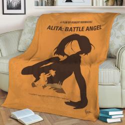 No1063 Alita Battle Angel Fleece Throw Blanket Meaningful Gift For Halloween Christmas