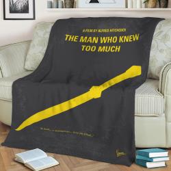 No1088 The Man Who Knew Fleece Throw Blanket Meaningful Gift For Halloween Christmas