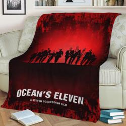 Oceans Eleven Fleece Throw Blanket Meaningful Gift For Halloween Christmas