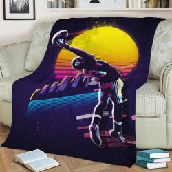 Odell Beckham Jr Fleece Throw Blanket Meaningful Gift For Halloween Christmas
