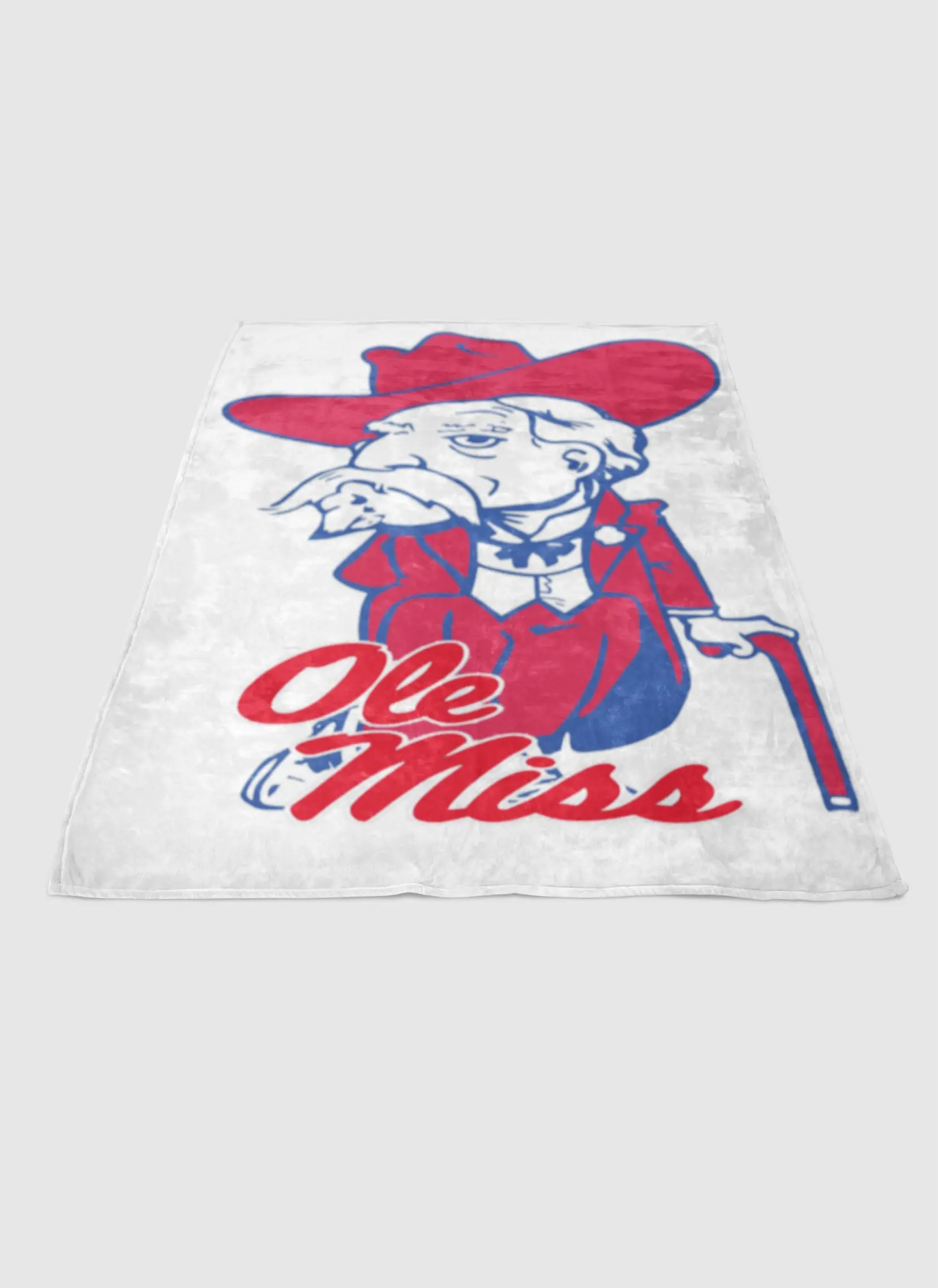 Ole Miss Logo Soft Fleece Blanket Meaningful Gift For Halloween Christmas