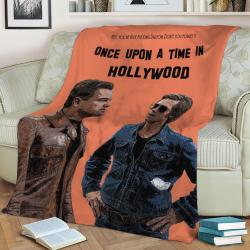 Once Upon A Time Hollywood Fleece Throw Blanket Meaningful Gift For Halloween Christmas