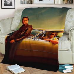 Once Upon A Time In Hlw Fleece Throw Blanket Meaningful Gift For Halloween Christmas