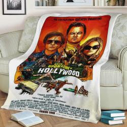 Once Upon A Time In Holly Fleece Throw Blanket Meaningful Gift For Halloween Christmas