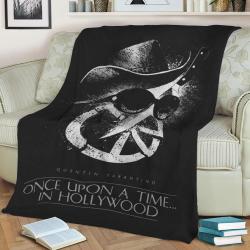 Onceuponatime In Hollywood Fleece Throw Blanket Meaningful Gift For Halloween Christmas