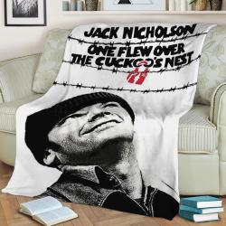 One Flew Over The Cuckoo Nest 1975 Fleece Throw Blanket Meaningful Gift For Halloween Christmas