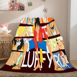 One Piece Flannel Fleece Throw Blanket Meaningful Gift For Halloween Christmas
