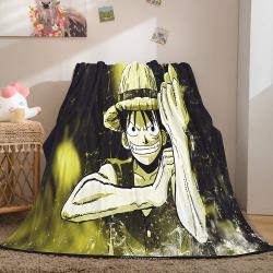 One Piece Cosplay Soft Flannel Fleece Throw Blanket Meaningful Gift For Halloween Christmas