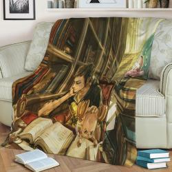 One Piece Trafalgar Law To Fleece Throw Blanket Meaningful Gift For Halloween Christmas