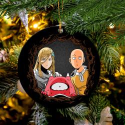 One Punch Man Mica Ornament Perfect Gift For Holiday Perfect And Unique Gifts For Family On Christmas