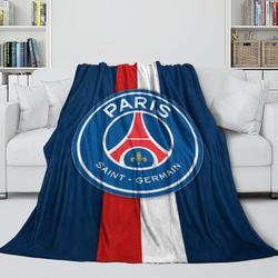 Paris Saint-Germain Blanket Meaningful Gift For Halloween Christmas Flannel Throw Room Decoration
