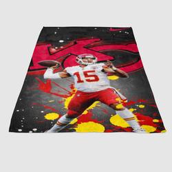 Patrick Mahomes Kansas City Chiefs 2 Soft Fleece Blanket Meaningful Gift For Halloween Christmas