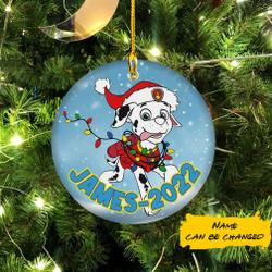 Paw Patrol Christmas Marshall Ornament Gift Perfect And Unique Gifts For Family On Christmas