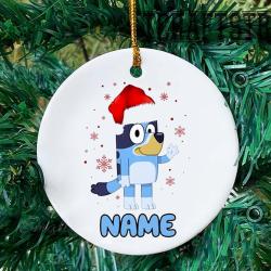 Personalized Bluey Christmas Tree Family 2022 Ornament Perfect And Unique Gifts For Family On Christmas