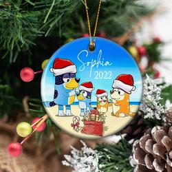 Personalized Christmas Bear Family Ornament Decoration Perfect And Unique Gifts For Family On Christmas