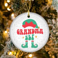 Personalized Christmas Elf Santa Claus Ornament Decoration Perfect And Unique Gifts For Family On Christmas