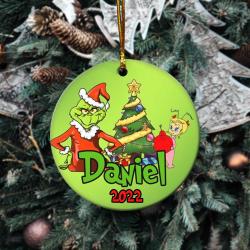 Personalized Christmas I Hate People The Grinch Holidays Doormat Perfect And Unique Gifts For Family On Christmas