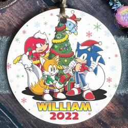 Personalized Custom Baby Sonic Christmas 2022 Ornament Perfect And Unique Gifts For Family On Christmas